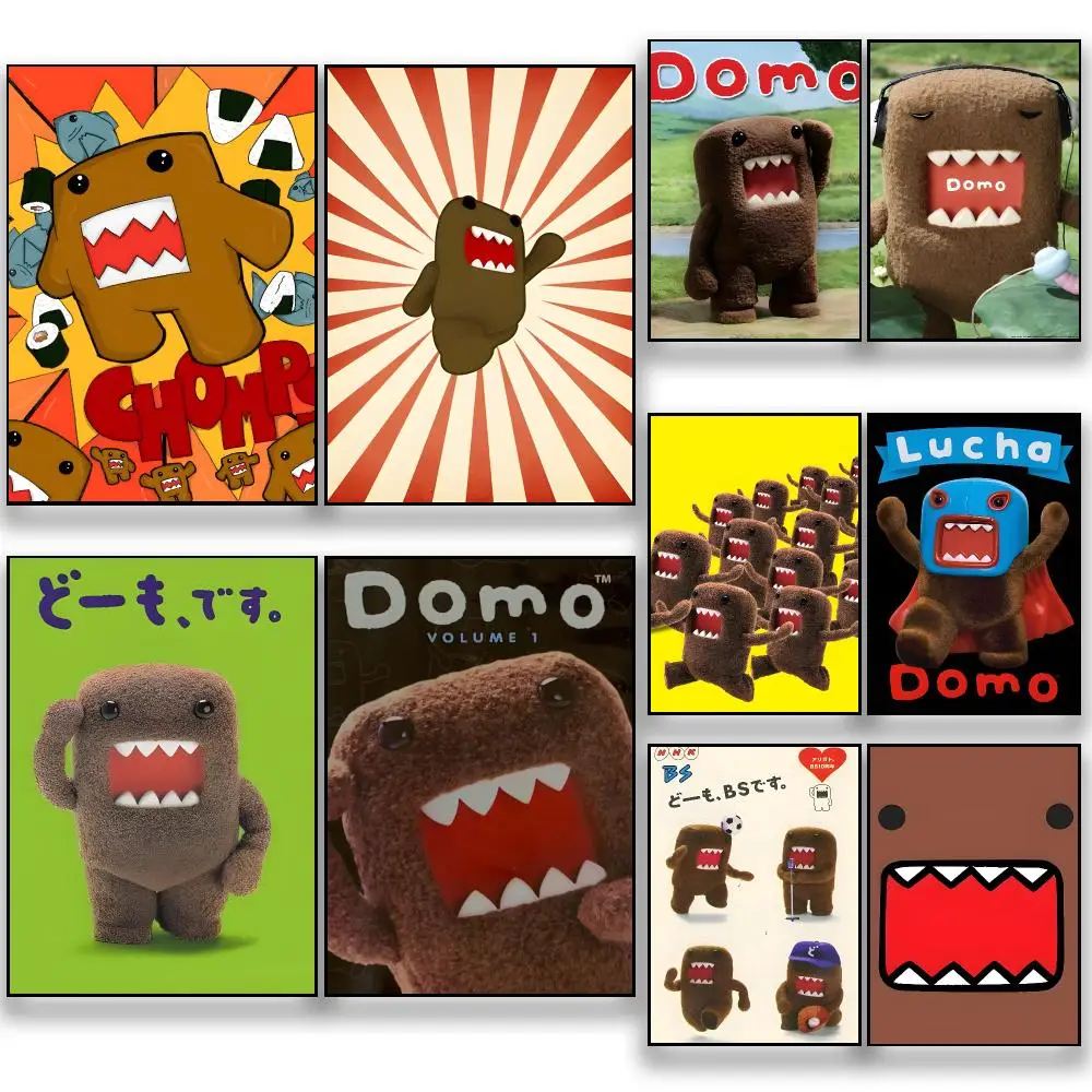 Character Cute D-DOMO Poster HD Removable Wall Art Gift Bedroom Lounge Dorm Office Gaming Cafe Bars