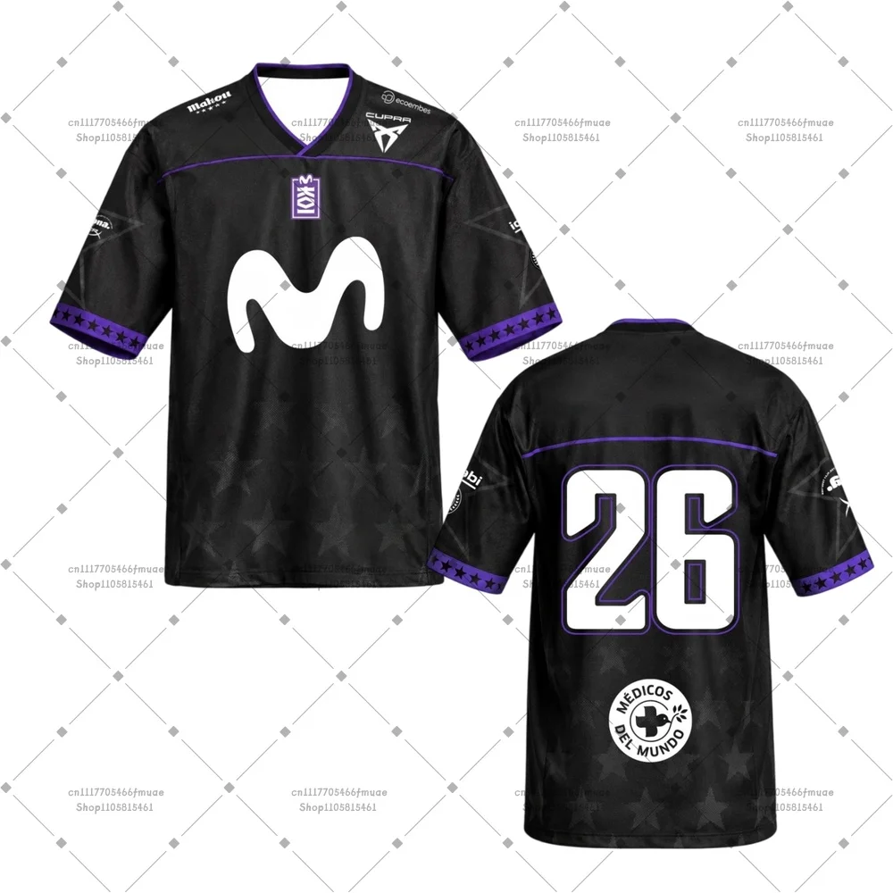 2026 MKOI Elyoya Movistar KOI Esports Team WORLDS MKOI Trikot Herren Damen Atmungsaktives Freizeit-T-Shirt für Gaming-Match-Enthusiasten – Detail 10