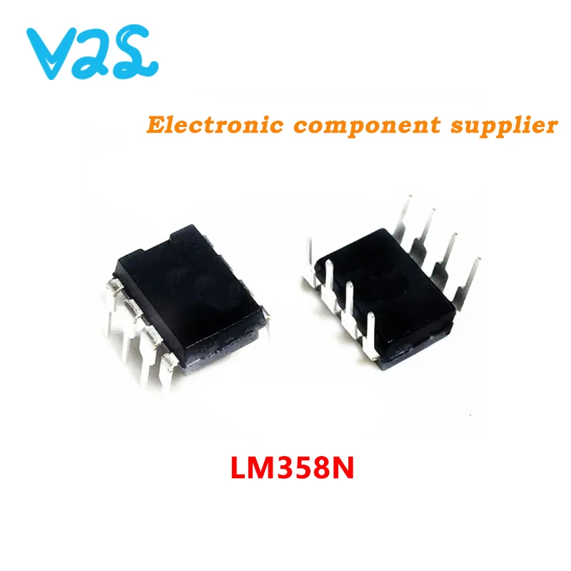 (10pcs) 100% New LM358P LM358 LM358N 358P DIP8 DIP-8