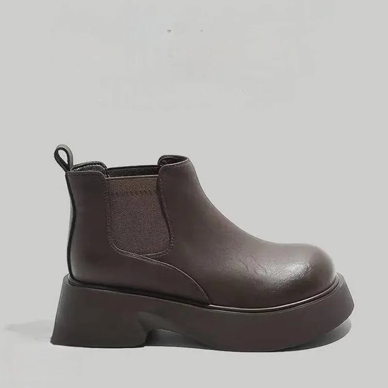 

Ankle Boots for Women Flats Platform Casual Fashion Shoes 2025 New Snow Short Boots Winter Sport Comfort Dress Woman Booties