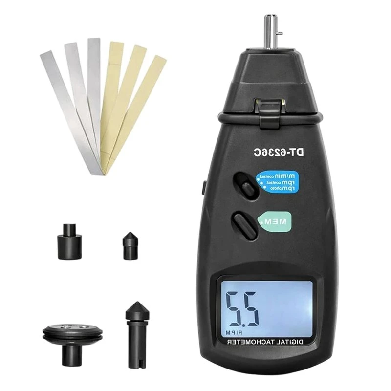 Laser & Contact Tester HVAC Motor And Drone Propeller 2.5- 99999RPM For Engine