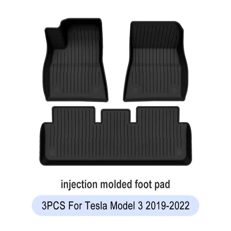 2019-2025 Kofferbak Mat Voor Tesla Model Y Model 3 hoge land Vloermat Bagage Mat TPE waterdichte Anti-Slip Set Vloervoering Mat