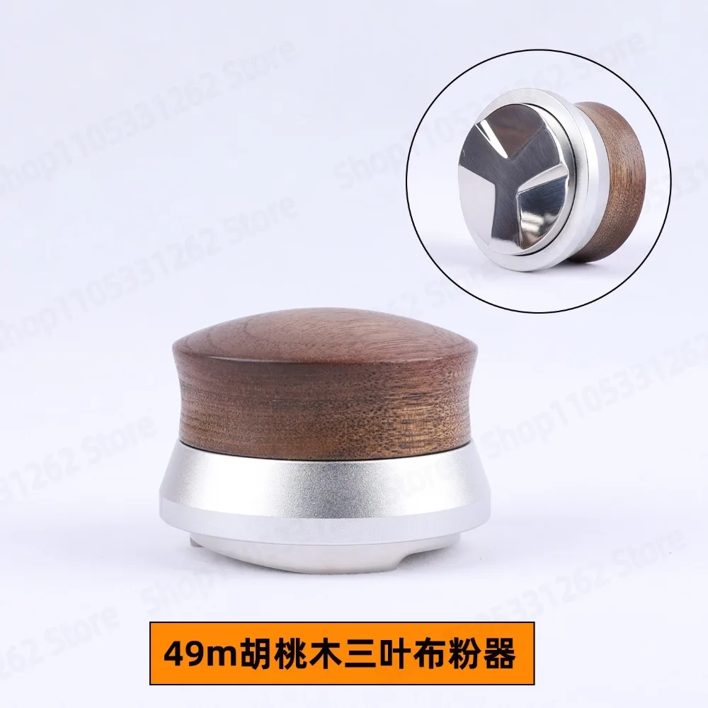 49mm Coffee Distribution Tool Constant Force Spring Tamper Set With Base For Delonghi Portafilter Accessories 4