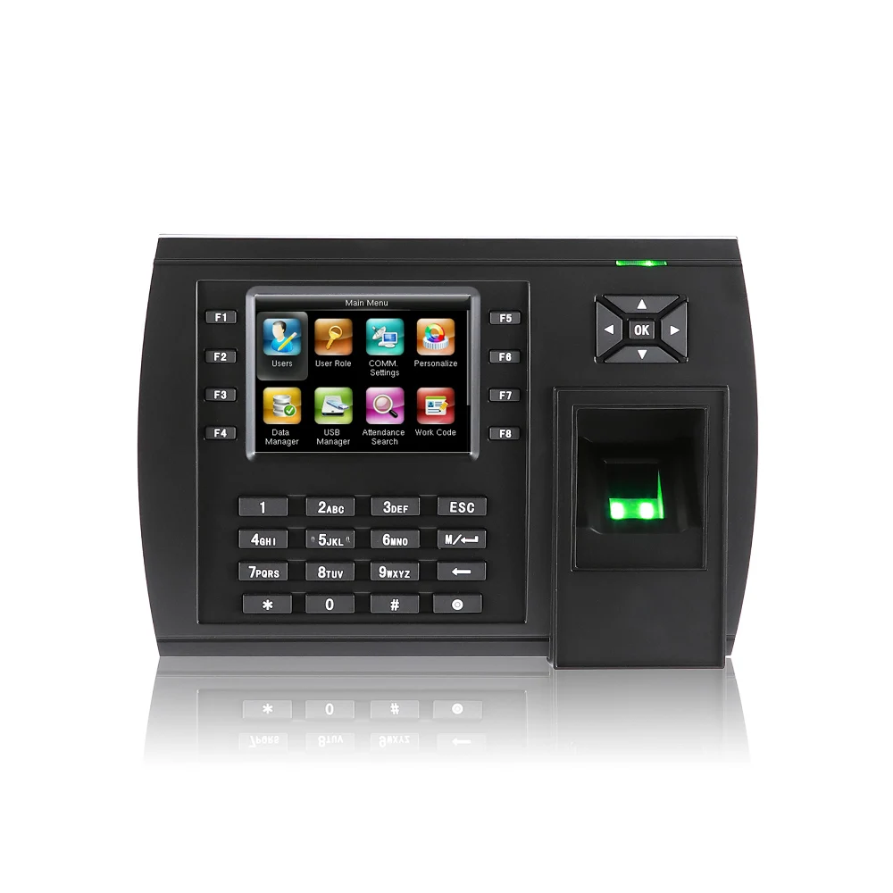 Fingerprint Time Attendance Recording System With Wireless WIFI and NFC