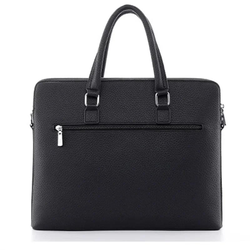 Business Leder Herren Aktentasche Executive Handtasche große Kapazität männliche Schulter Messenger Büro Laptop tasche