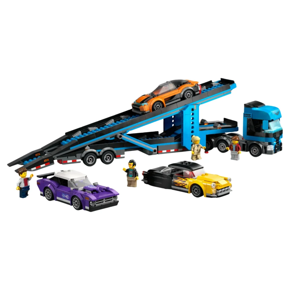 998Pcs Super Car Transporter Model Moc Truck Bricks 60408 Building Blocks Constructor City Set Kids Toys Birthday Gifts for Boys