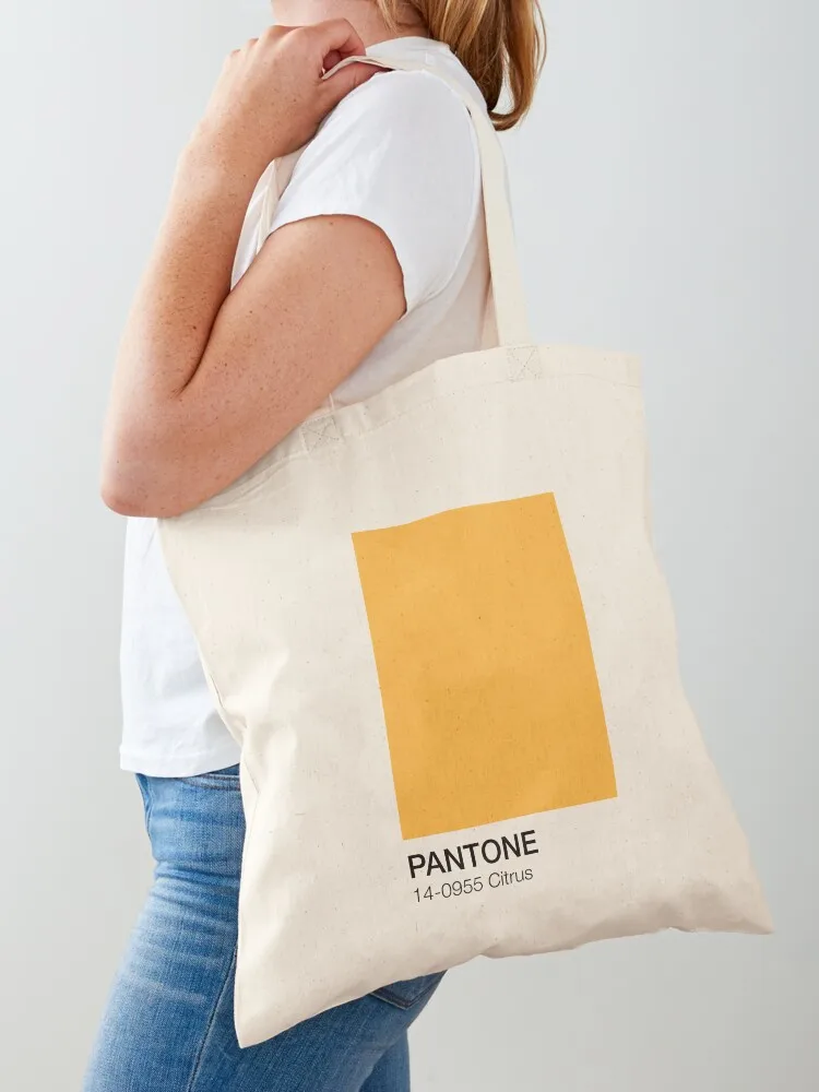 Citrus Pantone Shade Tote Bag shoping bag shopping bag Canvas Tote