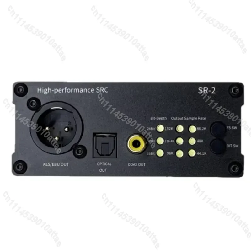 Digital Audio Signal Converter Coaxial Optical Fiber AES EBU Input Output 24bit 192kHz Sampling Rate Adapter