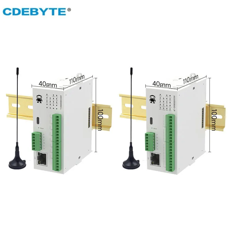 LoRa 400/900MHz Distributed Remote IO Module CDEBYTE M31-L Series Host/Expansion Module Support Modbus TCP RTU RJ45 RS485