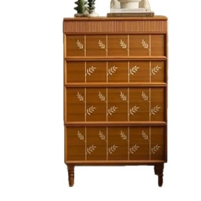 French retro solid wood dressing table household bedroom antique dressing table