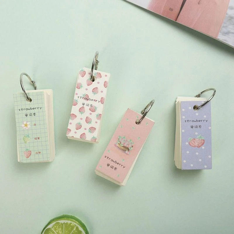 W89C Cartoon Mini Pocket Notebook Blank 110 Prześcieradło