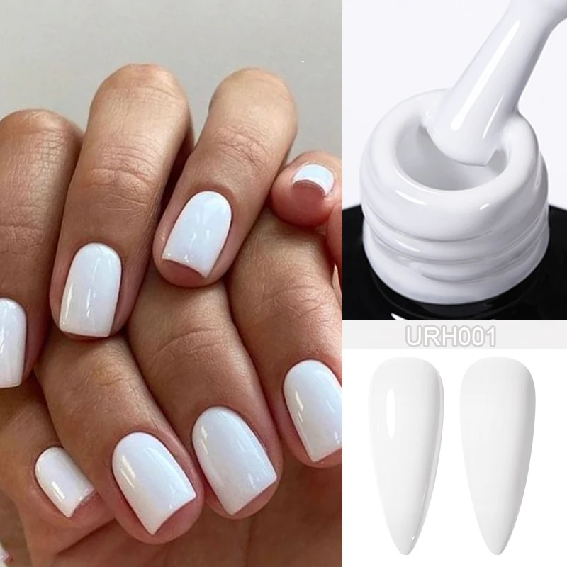 UR SUGAR 7ml Milky White Clear Pink Color Gel Nail Polish Semi-permanent Soak Off UV LED Varnishes For Manicure Nails Art Nail