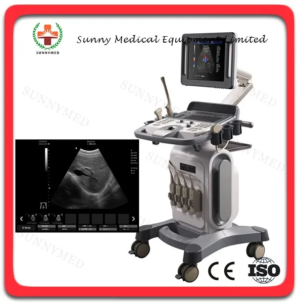 SY-A046 Medical Ultrasound Instruments Color Doppler Ob/Gyn PW CW function 3d and 4d color doppler Ultrasound machine