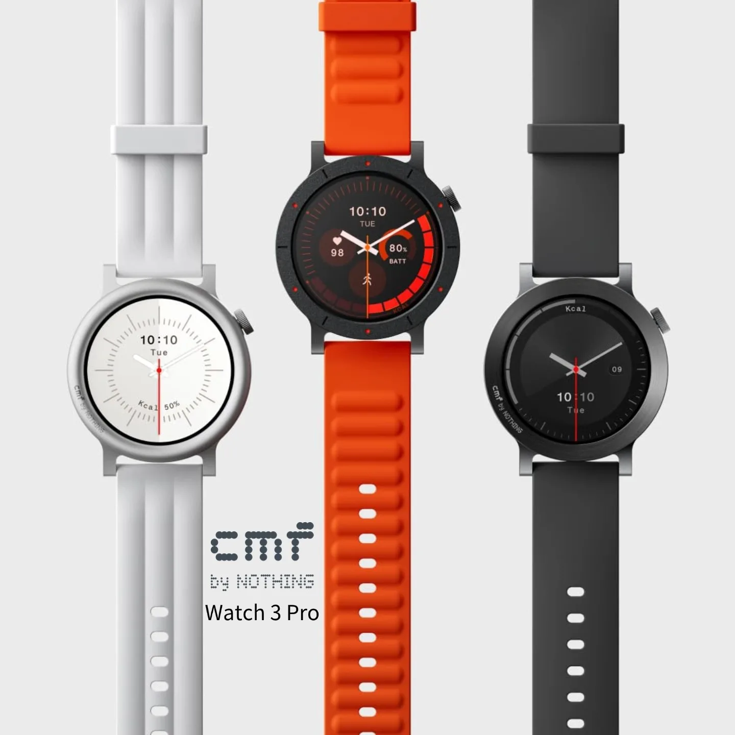 CMF بواسطة Nothing Watch 3 Pro ثنائي النطاق GPS 1.43 "AMOLED بلوتوث مكالمة مراقبة الأكسجين في الدم 131 أوضاع رياضية مقاومة للماء ساعة ذكية #2