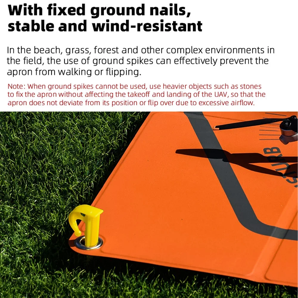 BRDRC Foldable Landing Pad for DJI AVATA 2/Mini 3 Pro/Mini 2/Mini SE/Mini/Holy Stone Portable Parking Apron Pad Drone Accessory