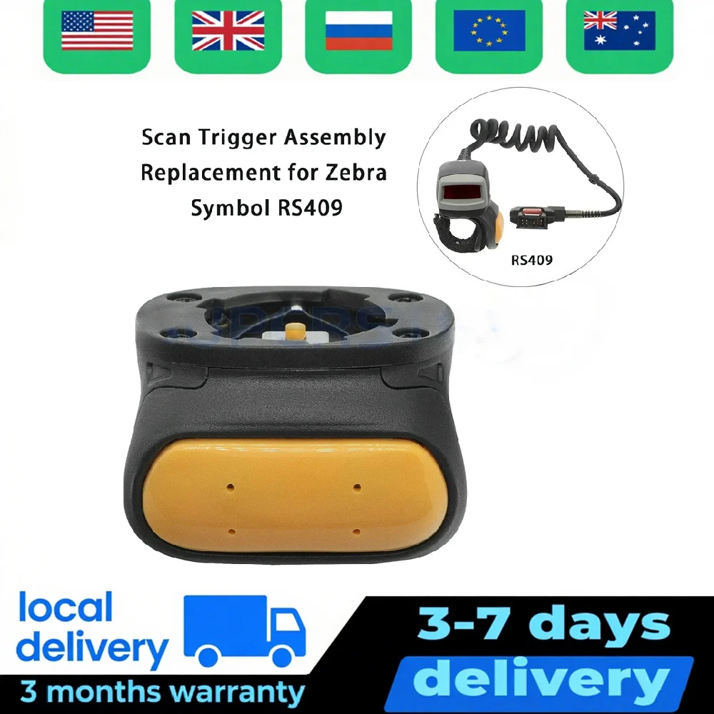 

5pcs Scan Trigger with Plastic Replacement for Zebra Motorola Symbol RS409 RS419 RS4000 RS5000 WT4090 WT4190
