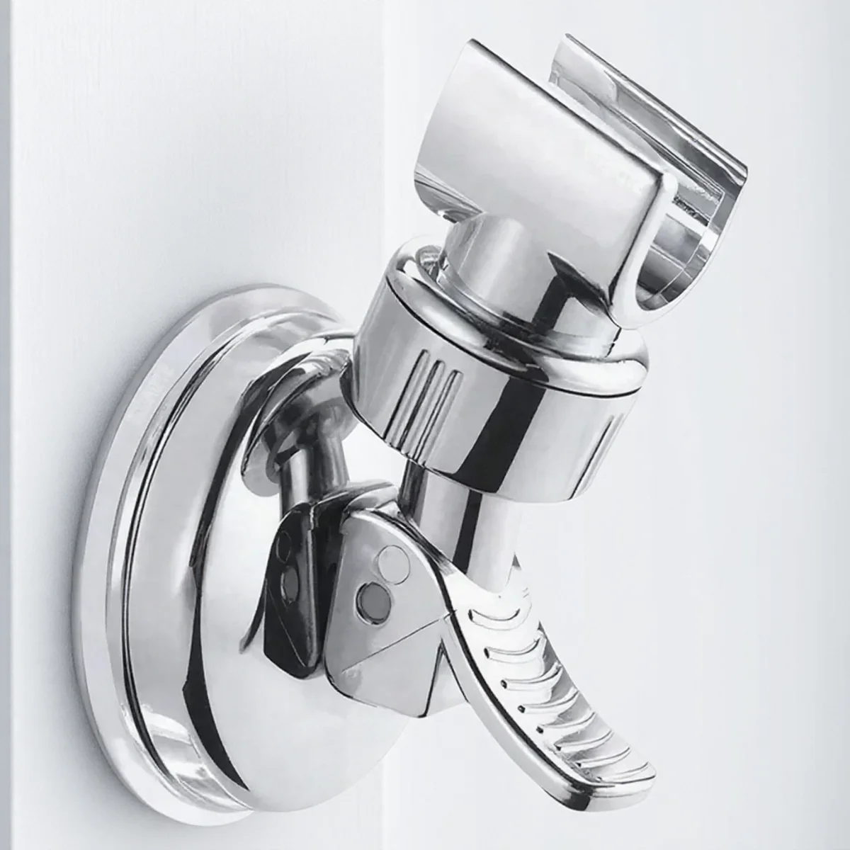

360 Adjustable Shower Head Holder Universal ABS Shower Bracket Suction Cup Bathroom Accessories Easy Install for Shower Faucet