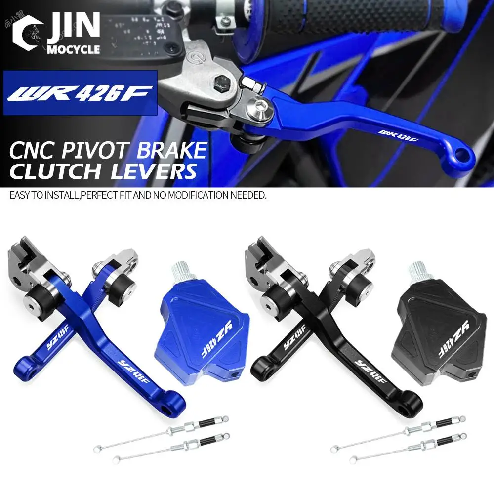 

Dirt Bike CNC Brake Clutch Levers Stunt Clutch Pull Cable Lever Replacement Easy System For YAMAHA WR426F WR 426F 2001 2002 Part