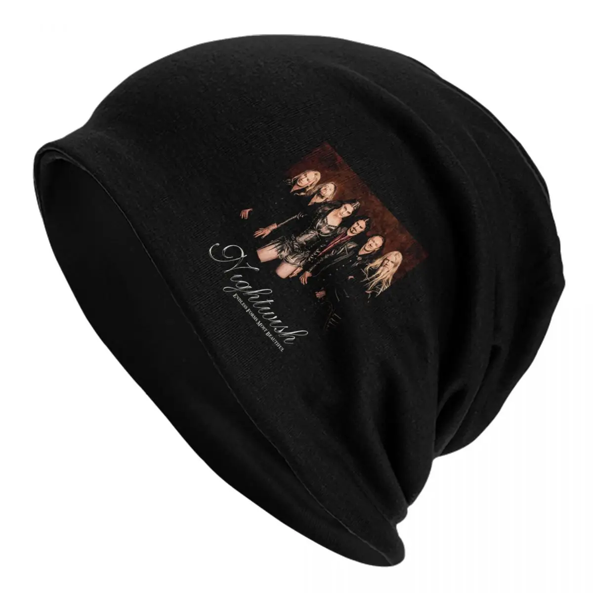 Nightwish Bonnet Hats Nightwish Endless Forms Most Beautiful Beanie Hats Knitted Hat Winter Retro Men Outdoor Head Wrap Caps