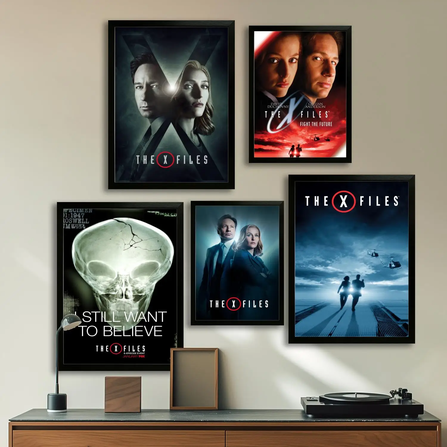 x files Canvas Art Poster and Wall Art, Picture Print, Modern Family Bedroom Decor,Decorative painting