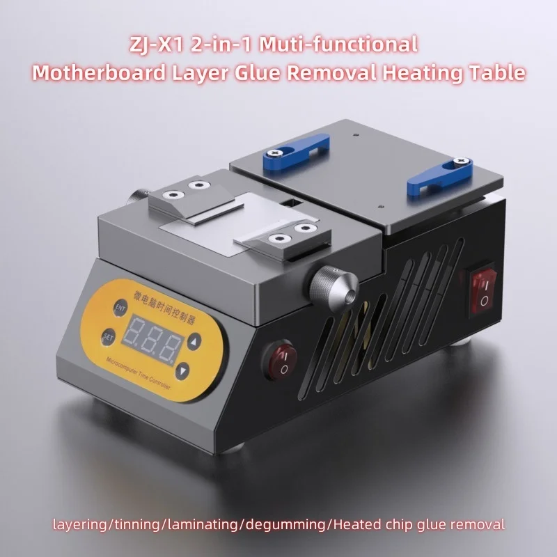 Mutifunctional Chip Heating Platform For 2 in 1 Mobile Phone Motherboard Layered Bonding Glue Removal Dot Matrix Repair Heater