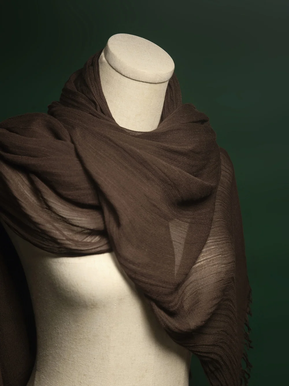 雲のような超大型シルクコットンスカーフ-軽量夏用日よけホリデーラップ-若者、中年、高齢女性向け