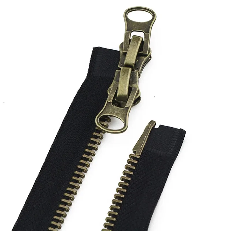 8# Zipper Metal Sliders 12/15/18/20/25cm Closed End Zippers for Coat Down Jacket Repair Clothing Sewing DIY Tailor Accessories