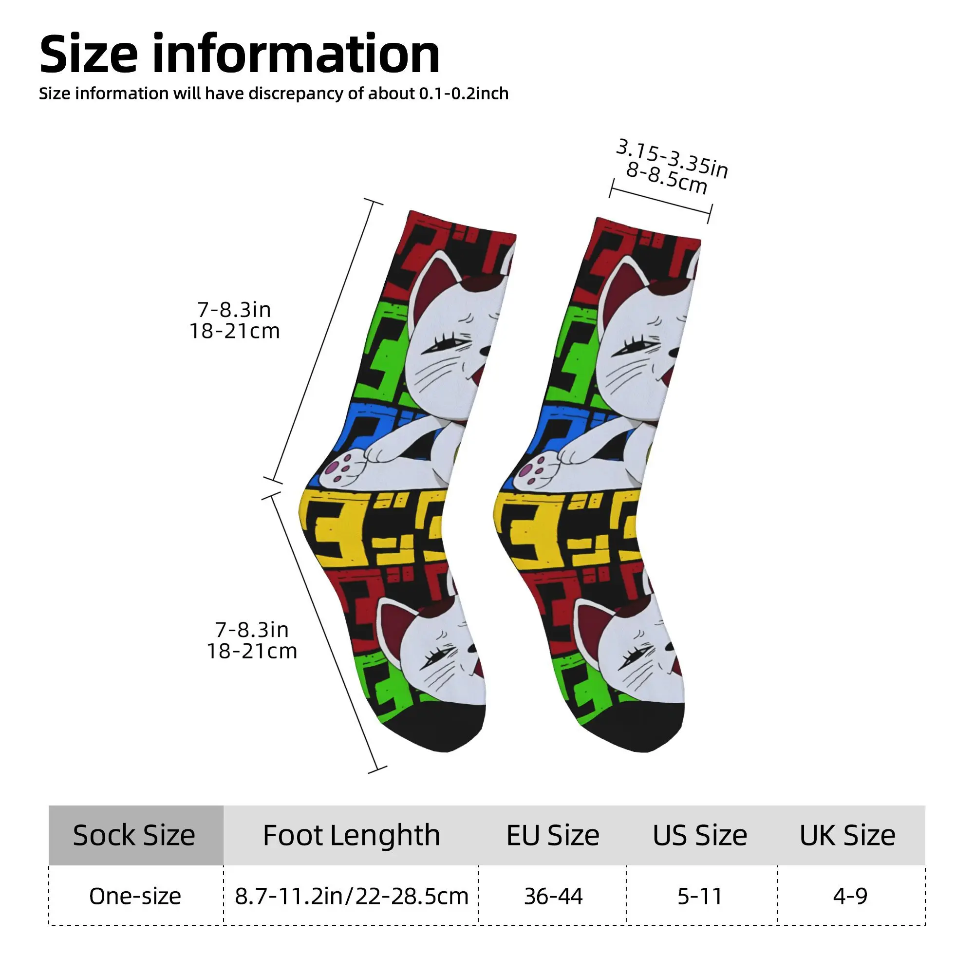 DanDaDan  Stockings  Kawaii Socks Adults Men Soft Breathable Socks Autumn Running Custom Anti Slip Socks Birthday Gift