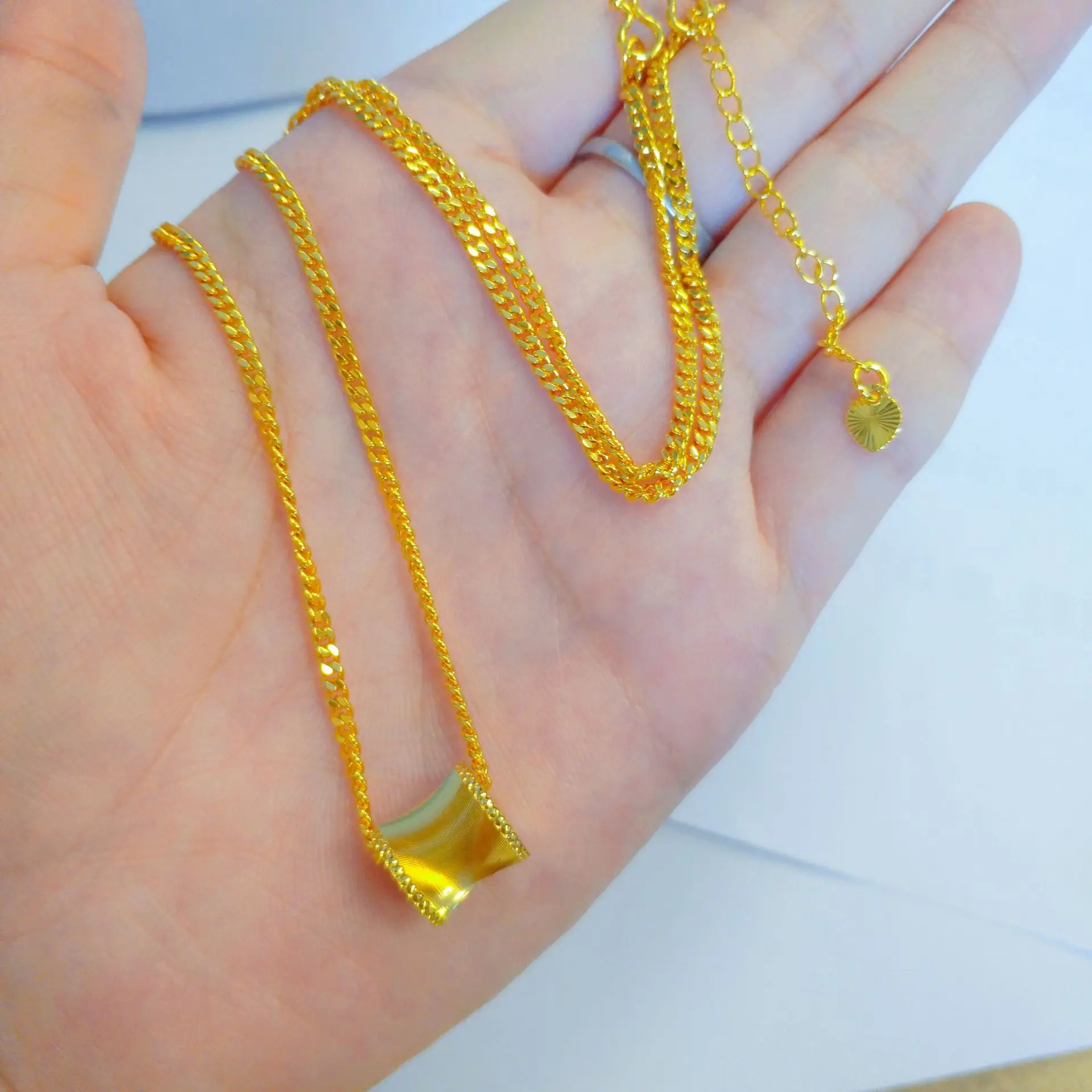 

24K Gold AU999 Cat Eye Waist Chain and Bracelet Set - Elegant and Stylish Jewelry, Perfect for Women