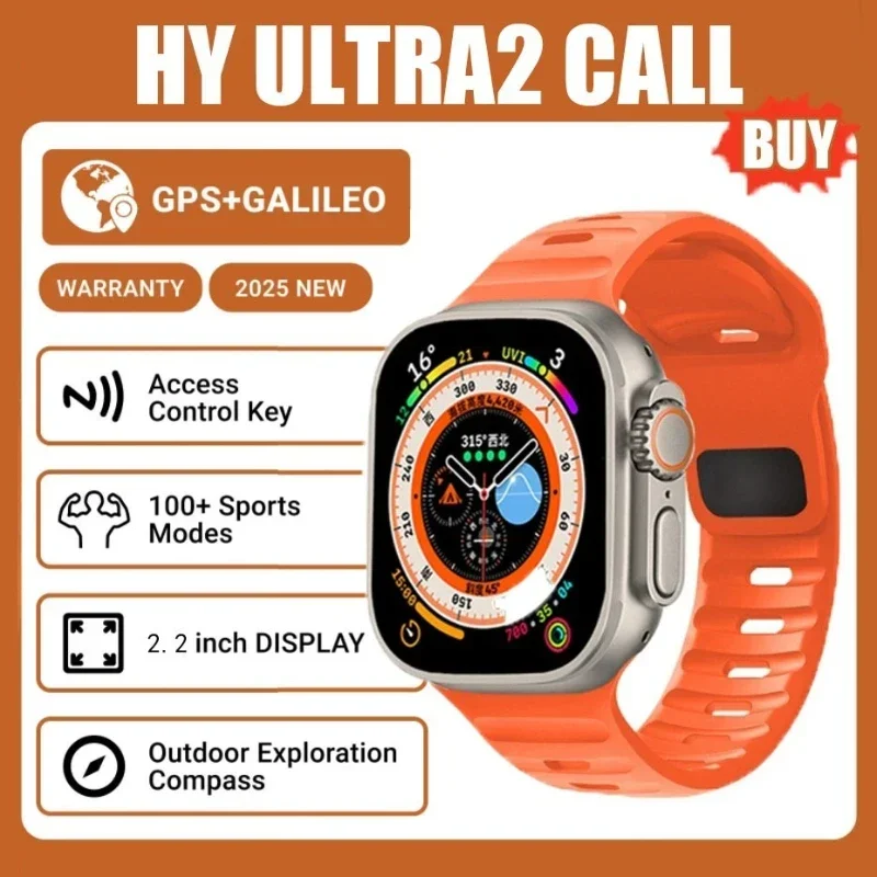 

HY ULTRA2 CALL Смарт-часы 4G 5G Android 90 800 Вт камера Wi-Fi GPS позиционирование мониторинг сердечного ритма приложение Google Play S10 Ultra