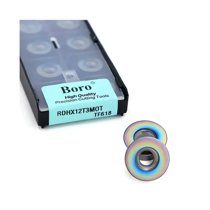 

DESKAR RDHX12T3MOT TF618 Carbide Milling Inserts Cutting Tool Lathe Turning Tool CNC Tools For Stainless Steel