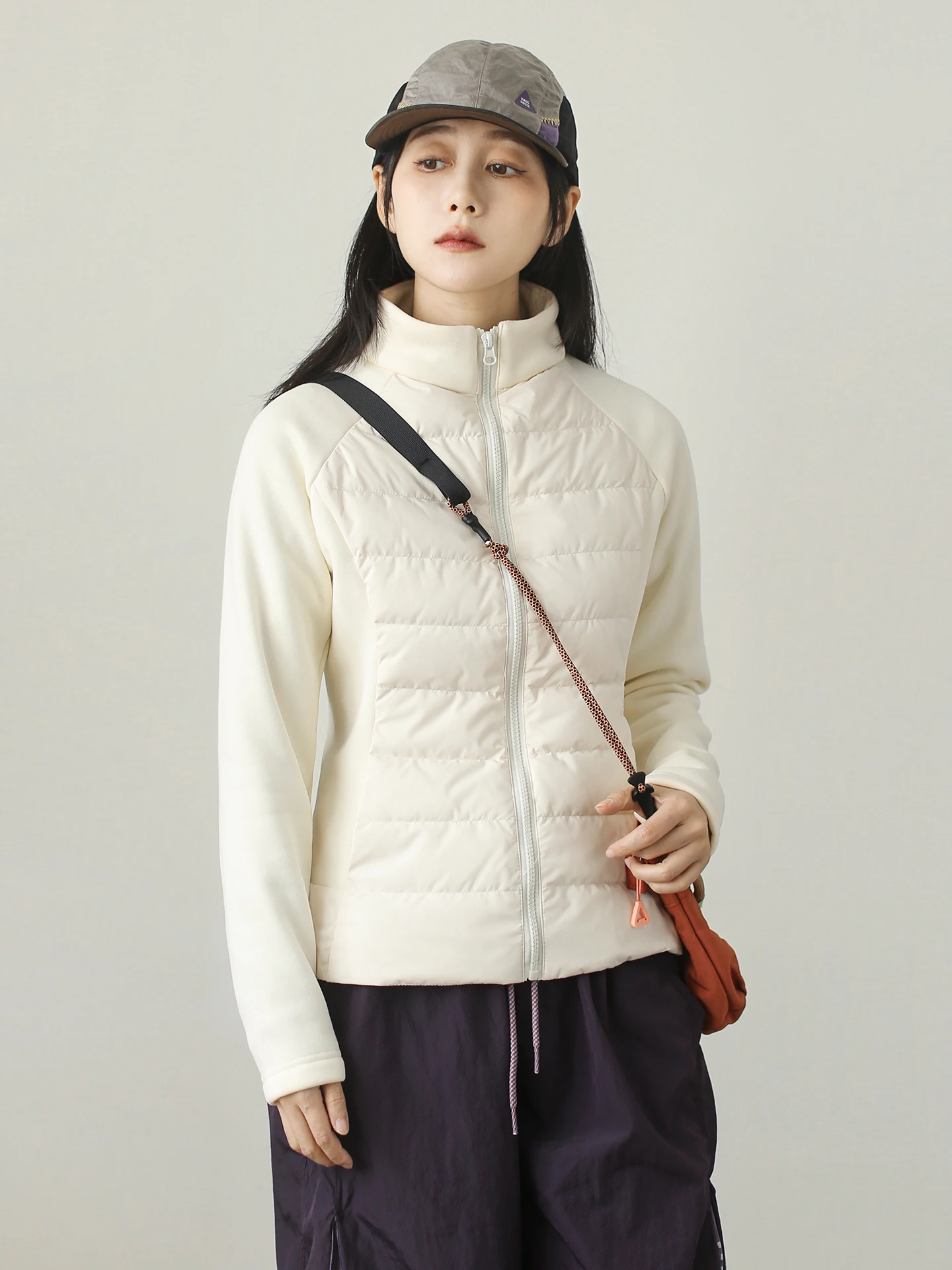 

Женский приталенный вязаный жилет с воротником-стойкой на флисовой подкладке, с наполнителем из 90% пуха, повседневный, китайский бренд