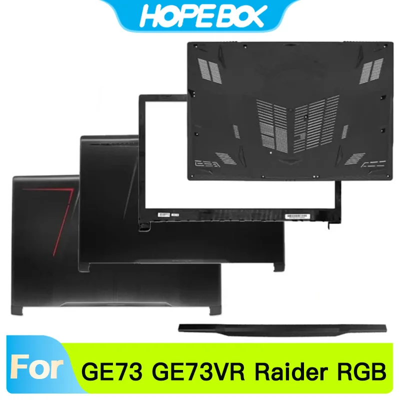 Repalce Cover  LCD Back Cover Front Bezel Hinges Hinge Cover Bottom Case 17.3