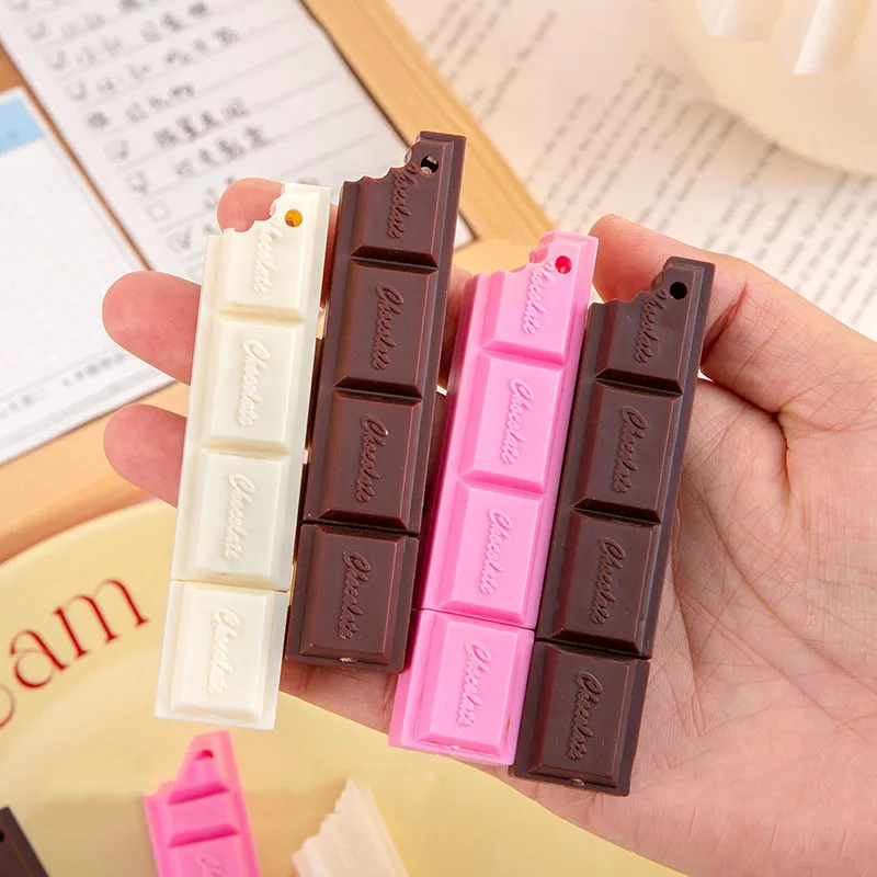 Lytwtw's Cute Kawaii Funny Sweet Lovely Cookie Chocolate Office School Supplies Creative Roller Ballpoint Pen Novelty 1 Piece