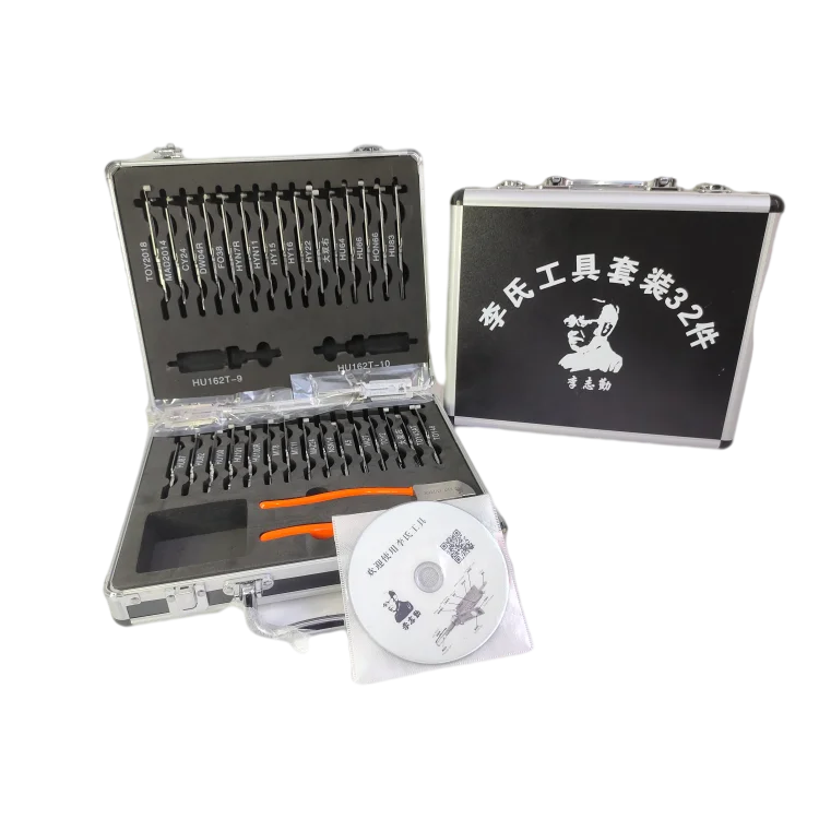 Juego de herramientas de cerrajería profesional Lishi Automotive Lock Pick 32 Uds