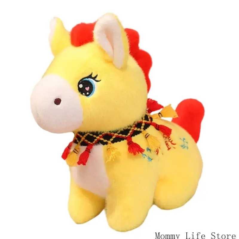 Urocza pluszowa zabawka w kształcie konia z najwyższej jakości wypełnieniem z bawełny PP Bezpieczny pluszowy koń pluszowe kucyki