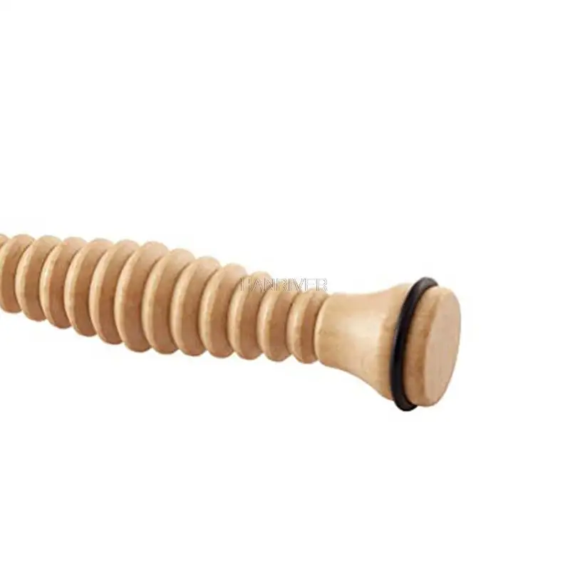 3.8X21cm تدليك الزان الأسطوانة الخشبية تدليك القدم مدلك الأسطوانة والعتاد مدلك الجسم كله