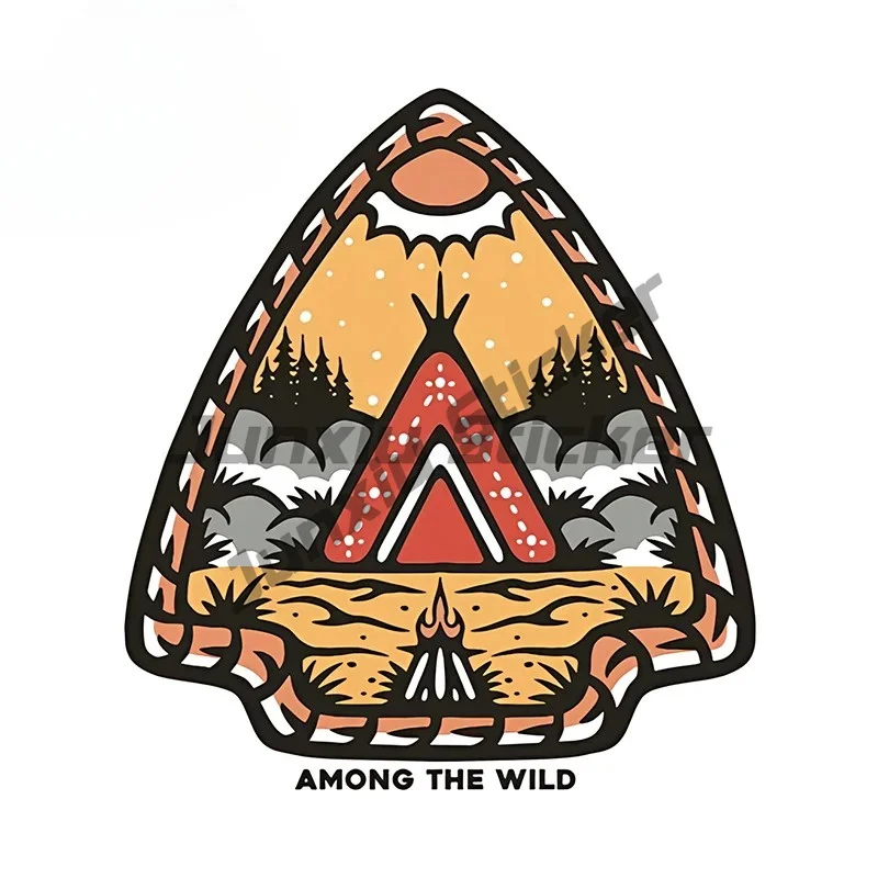 

Arrowhead Wild Outer Camp Logo Decal Outdoor Sign Creative Car Stickers JDM Auto Car Accessories