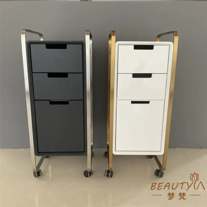 

Salon hair salon trolley beauty salon products tool car cabinet drawer type mobile storage counter