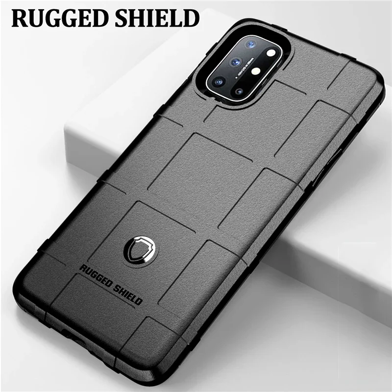 Rugged Shield Shockproof Case For OnePlus 8T 9 8 7T 7 10 Pro 10R Nord 2T N10 N100 N20 CE 2 Lite 5G Soft TPU Silicone Back Cover