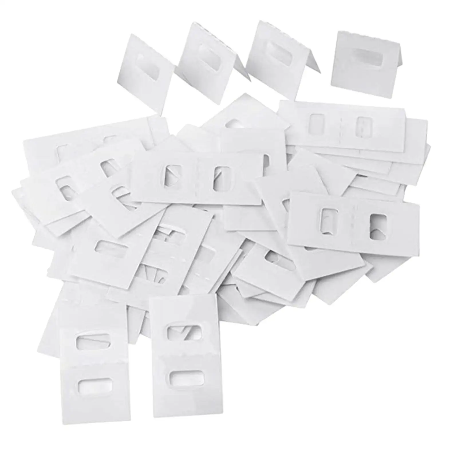 60Pcs Vertical Blind Repair Tabs, Clear Vertical Blind Replacement Parts Fixers,