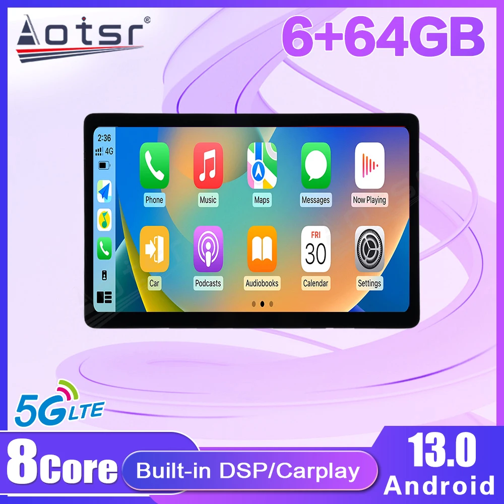 15.6-inch Screen For Tesla Model 3 19-22 Y 21-24 Android 13 Car Stereo Radio Entertainment Multimedia Co-pilot Passenger Seat