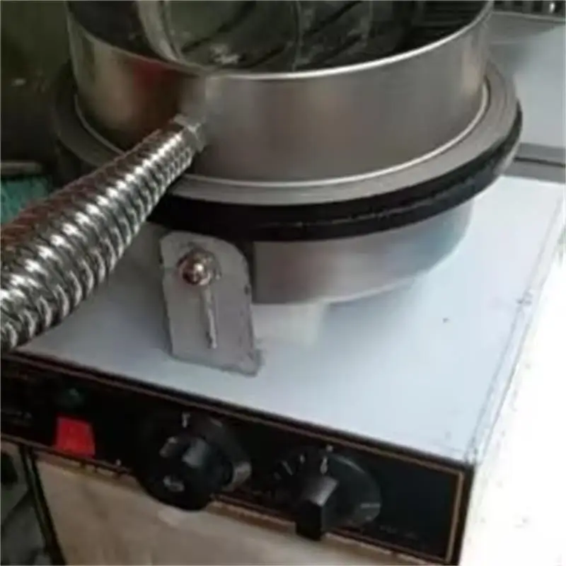 Electric Ice Cream Cone Maker Cone Baking Pan Machine Crepe Crispy Egg Roll Baker Waffle Cake Bakeware