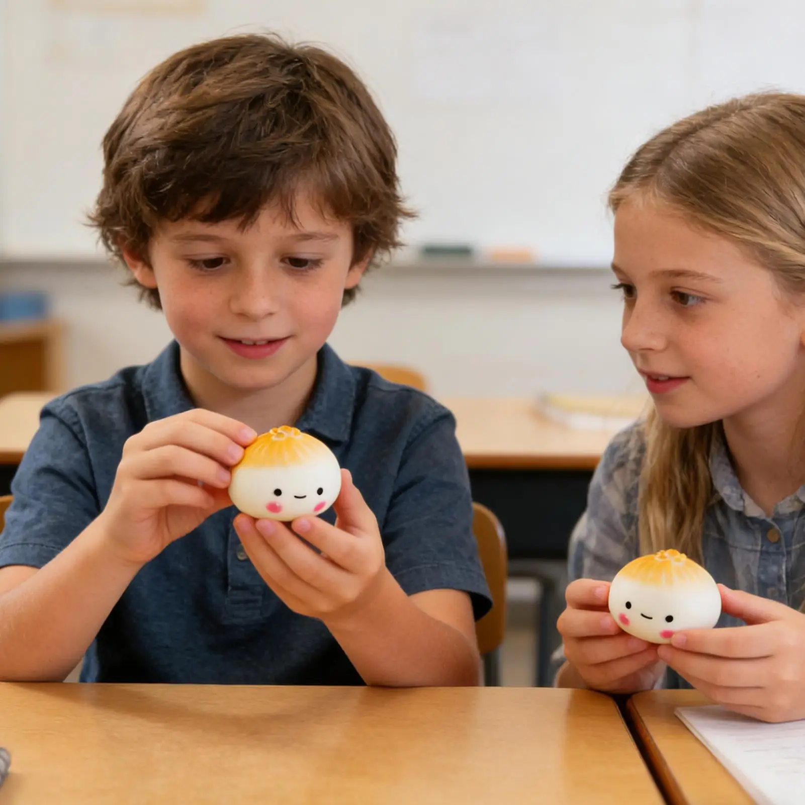 Fun Stress Balls Realistic Soft Stretchy Sensory Game Squeeze Stress Toy For Friends Students Men Women Christmas Halloween