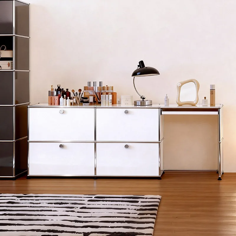 Makeup table module stainless steel antique bedroom storage dresser