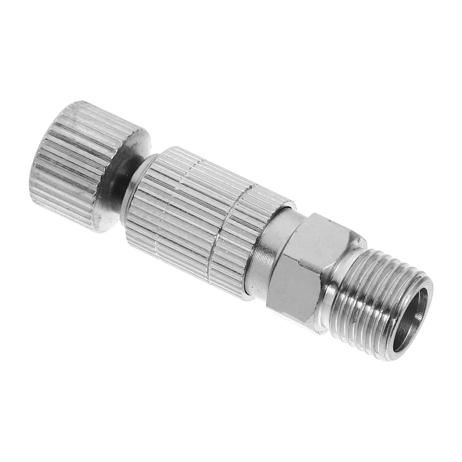 Adattatore per tubo flessibile connettore aerografo argento a sgancio rapido Accoppiatore autobloccante Strumento di disconnessione dell'alimentazione dell'aria Durevole Nessuna perdita