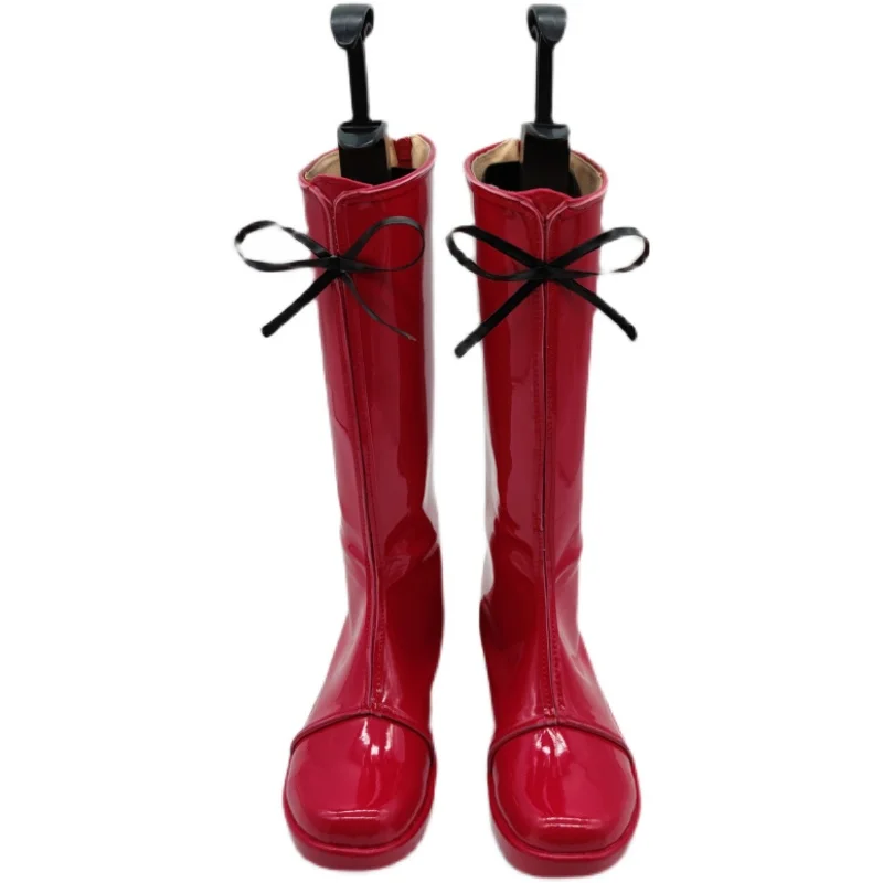 TakMew Mew Ichigo Momomiya Bottes d'Halloween sulfpour Bol, Chaussures Rouges pour Femmes, Accessoires de ixd'Halloween