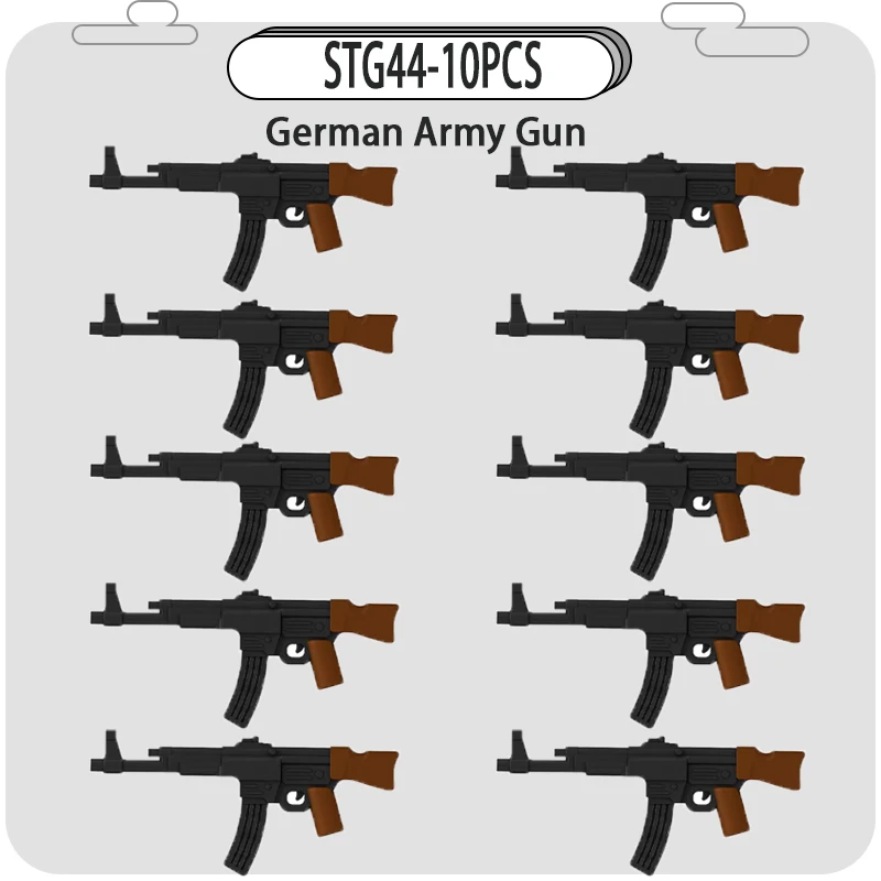 WW2 Militaire Accessoires Bouwstenen US Ranger Italië Duitse Britse Leger Soldaat Figuren Gun Helm Bakstenen Verjaardagscadeautjes