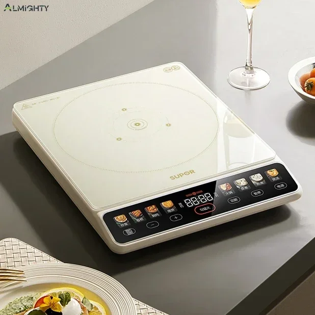 New intelligent household induction cooker, multifunctional, high power for stir-fry and hot pot.