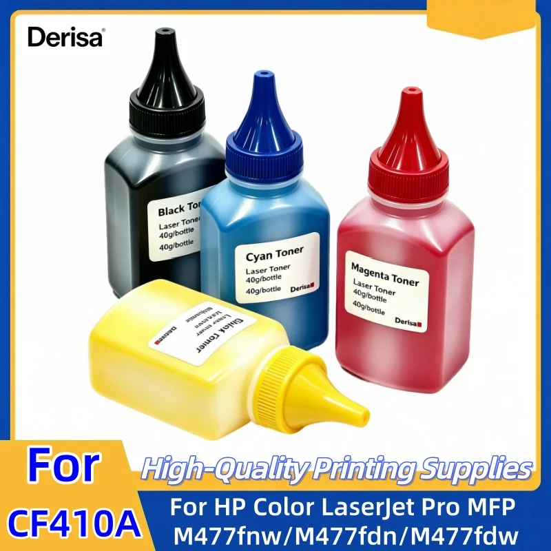 40g/pc 410A Toner Powder For HP Color LaserJet Pro MFP M477fnw M477fdn M477fdw M452dw M452nw M452dn M377dw M477 M452 M377